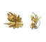 Boucles d'oreilles Chaumet. Demi-parure 1980 en or jaune 18K 58 Facettes