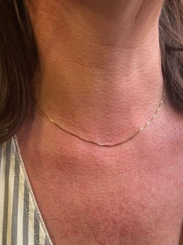 Collier CHAINE MAILLE VENITIENNE 58 Facettes 052201