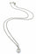 Collier CHOPARD. Collection Happy Diamonds, collier or blanc et diamant 58 Facettes