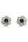 Boucles d'oreilles CLOUS MODERNE SAPHIRS ET DIAMANTS 58 Facettes 059881