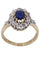 Bague BAGUE POMPADOUR SAPHIR ET DIAMANTS 58 Facettes 076831