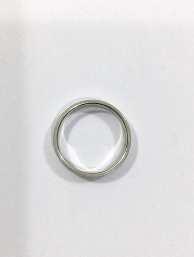 Bague 58 Alliance Or Blanc 58 Facettes