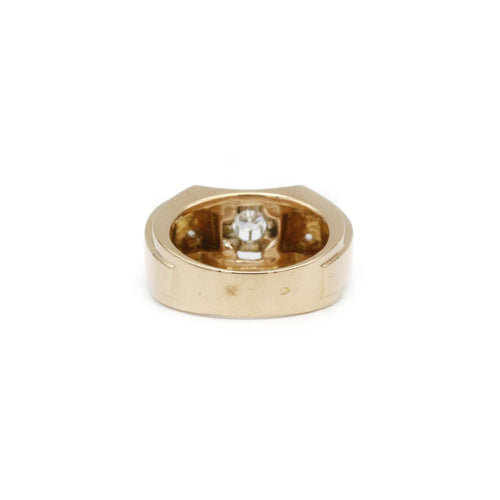Bague 52 Bague TANK - Or Et Diamants 58 Facettes 230358R