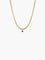 Collier COLLIER OR JAUNE RUBIS/DIAMANT 58 Facettes