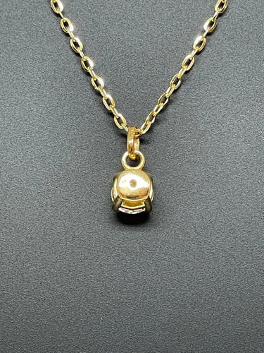 Collier Collier solitaire diamant 0,56 carat or jaune 58 Facettes