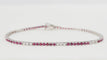 Bracelet 18cm Bracelet rivière rubis diamants 58 Facettes 32237