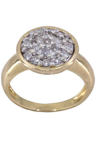 Bague 51 BAGUE PAVAGE DIAMANTS 58 Facettes 075271