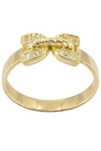 Bague BAGUE DOUBLE C DIAMANTS 58 Facettes 051341