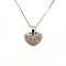 Pendentif Pendentif coeur en or blanc 18 carats et diamants 58 Facettes
