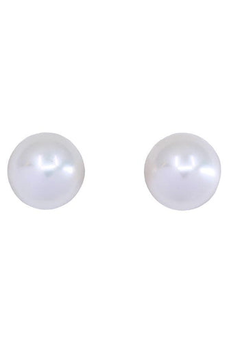 Boucles d'oreilles Boucles d'oreilles perles d'Akoya or jaune 58 Facettes 081441