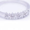 Bague 54 Bague Or Blanc Diamants. 58 Facettes D359174SI