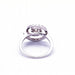 Bague 54 Bague spirale Or blanc Diamant 58 Facettes D360367CS