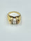 Bague 54 Bague or jaune 3 diamants 58 Facettes