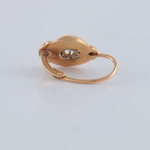 Boucles d'oreilles Boucles d'oreilles Or Rose Diamants 58 Facettes