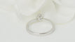 Bague 55 Bague Solitaire Diamant 0,51ct Or Blanc 58 Facettes 32293
