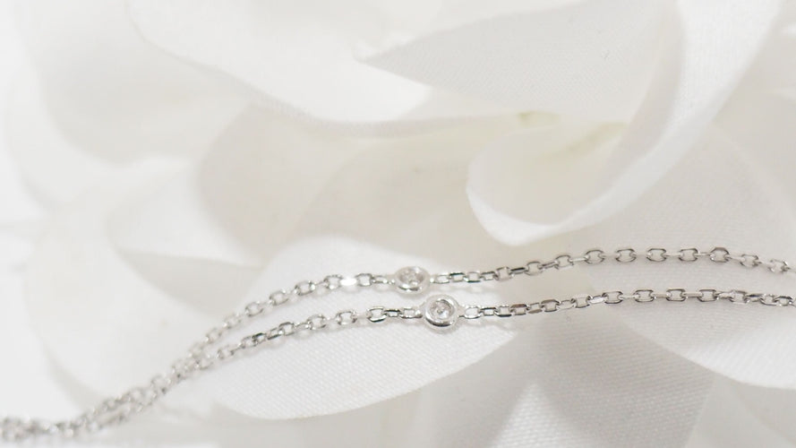 Collier Collier Messika "snake" en or blanc et diamants 58 Facettes 32005