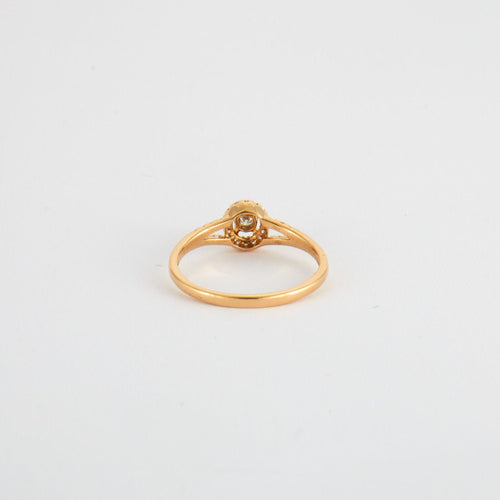 Bague 54 MAUBOUSSIN - Bague "Vie, liberté et amour" Or jaune Diamants 58 Facettes