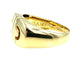 Bague 55 BVLGARI. Collection Parentesi, Bague or jaune 58 Facettes