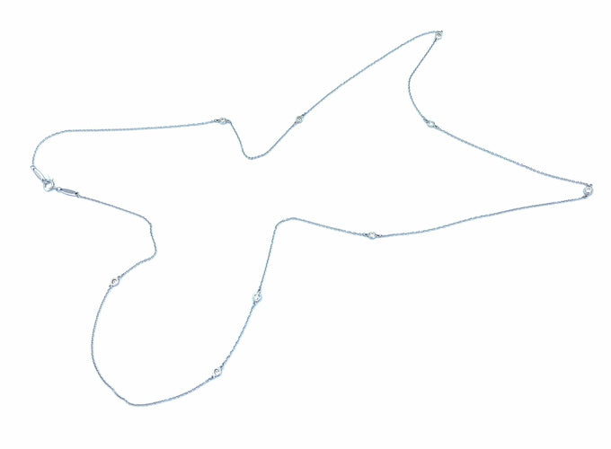 Collier Tiffany’s & Co. Sautoir platine et diamants 58 Facettes