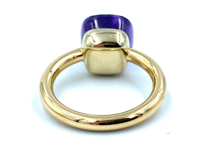 Bague Pomellato. Bague Nudo Classique or et améthyste 58 Facettes
