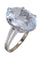 Bague 55 Bague Or blanc Aigue-marine 58 Facettes 082581