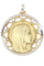 Pendentif MÉDAILLE ANCIENNE VIERGE SIGNÉE GRUN 58 Facettes 064131