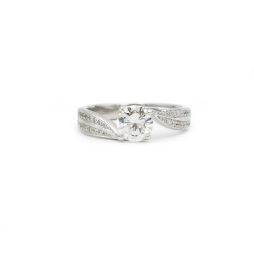 Bague 52 Bague solitaire diamant 58 Facettes 220483R