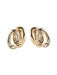 Boucles d'oreilles Hermès - Boucles d'oreilles deux ors 58 Facettes