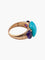 Bague Bague Pomellato Capri Turquoise Améthystes 58 Facettes