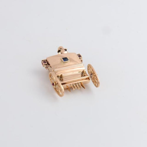 Broche Broche Carrosse attribuée à Mellerio 58 Facettes