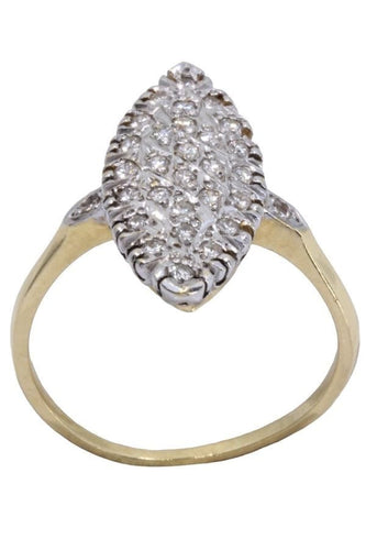 Bague 59 BAGUE MARQUISE DIAMANTS 58 Facettes 070371
