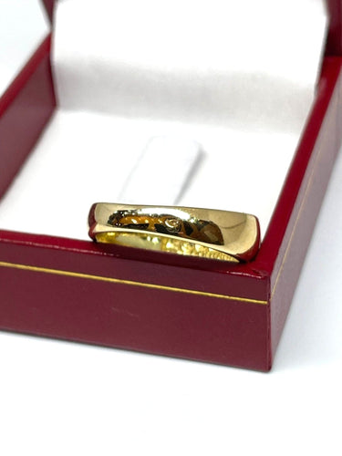 Bague Bague en or jaune diamants 58 Facettes