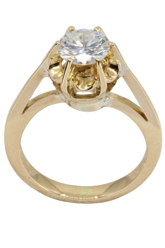 Bague SOLITAIRE MODERNE DIAMANT 1.04 CARAT 58 Facettes 058691