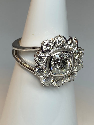 Bague Bague Margueritte, diamant 58 Facettes