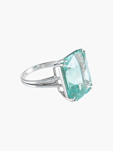 Bague 52 Bague Aigue-marine 58 Facettes