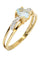 Bague BAGUE MODERNE AIGUE-MARINE ET DIAMANTS 58 Facettes 054141