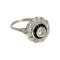 Bague 50 Bague marguerite diamants saphirs 58 Facettes 1-1200/2