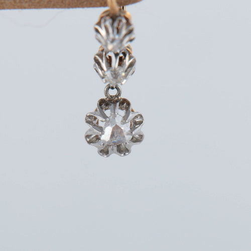 Boucles d'oreilles Boucles d'oreilles en or, diamants 58 Facettes