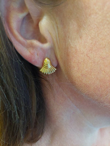 Boucles d'oreilles BOUCLES D'OREILLES MODERNES OR JAUNE 58 Facettes 073371