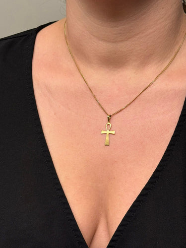 Pendentif Croix Copte Or jaune 58 Facettes