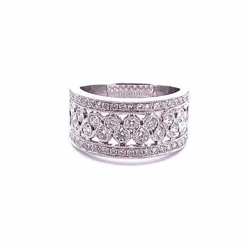 Bague Bague bulles de Diamants Platine 58 Facettes
