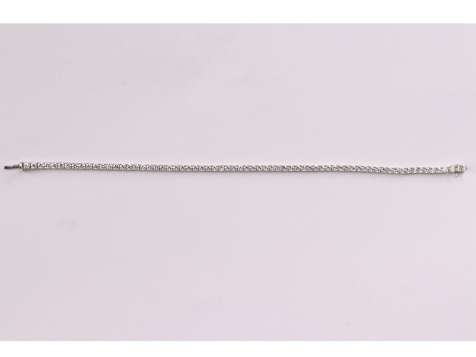 Bracelet Bracelet Tennis Or blanc Diamants 58 Facettes 3234