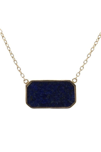 Collier COLLIER ANCIEN LAPIS LAZULI 58 Facettes 076111