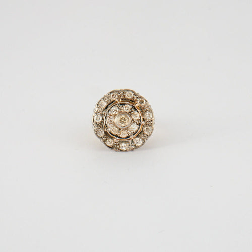 Bague 54 Bague Rosace Diamants 58 Facettes EL2-06