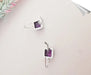 Boucles d'oreilles Boucles d'oreilles Dormeuses Pendantes Améthystes 58 Facettes AB 1082