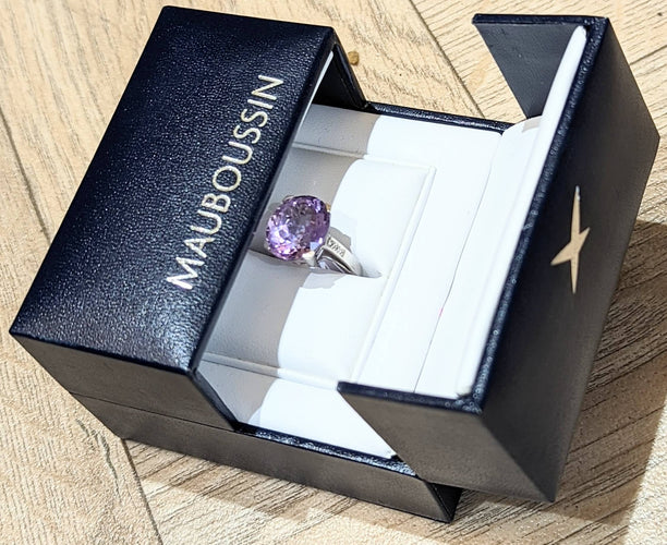 Bague MAUBOUSSIN Bague or blanc améthyste 58 Facettes