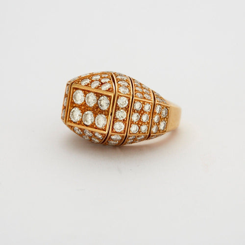 Bague 54 CARTIER – Bague dôme Diamants 58 Facettes