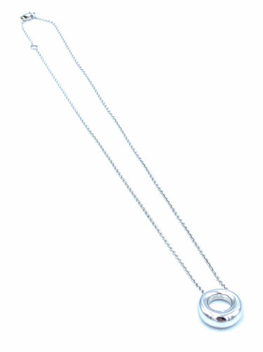 Collier Chaumet. Pendentif Lien or blanc 18K 58 Facettes