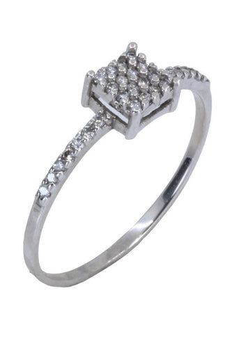 Bague 57 BAGUE MODERNE PAVAGE DIAMANTS 58 Facettes 059641