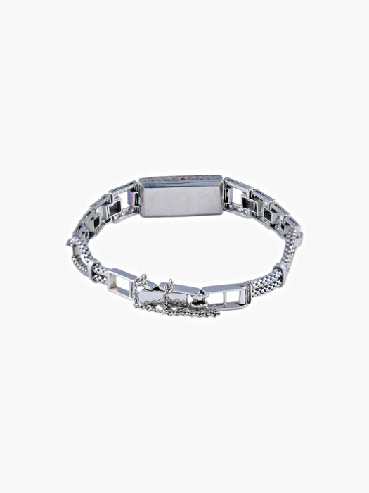 Bracelet Bracelet Art déco et pavage de diamants 58 Facettes